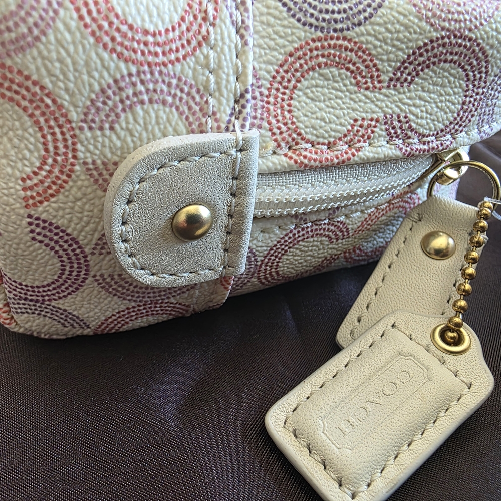 Coach Multicolor Signature Cosmetic Bag - Picture 6 of 11